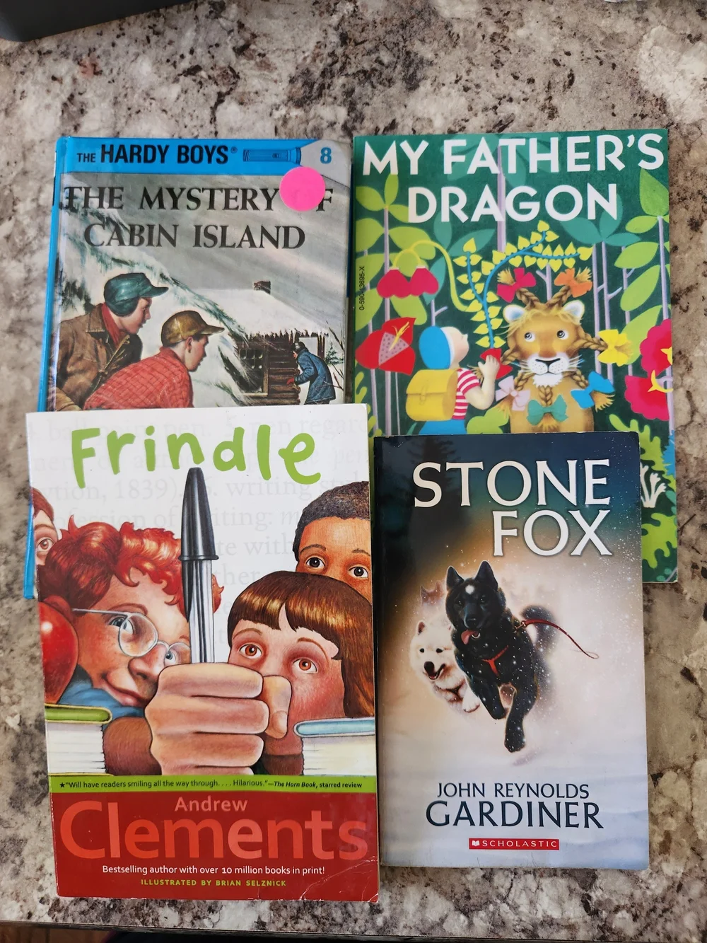 Scholastic Stone Fox – Black and White Cover
